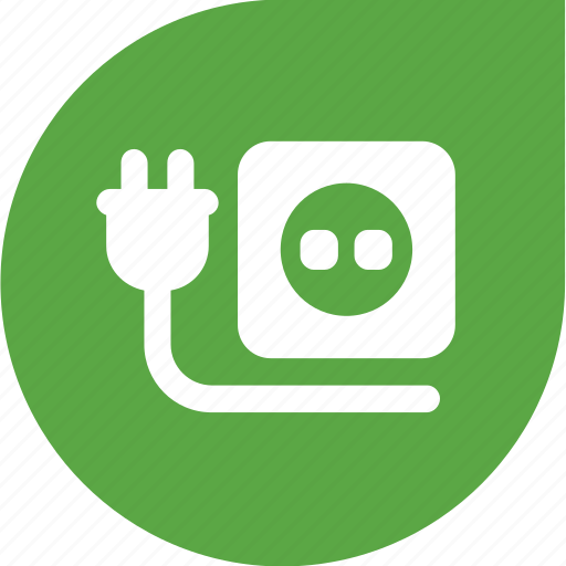 Eco, electricity, green, plug, power cord icon - Download on Iconfinder