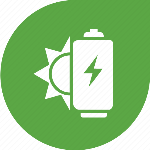 Battery, eco, green, solar icon - Download on Iconfinder