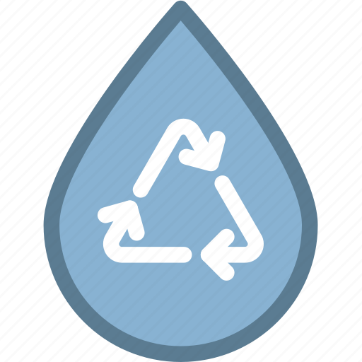 Ecology, environment, green, reuse, sustainable, trash, water recycle icon - Download on Iconfinder