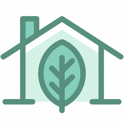 Eco factory, ecology, energy, green, green house, leaf, organic house icon - Download on Iconfinder