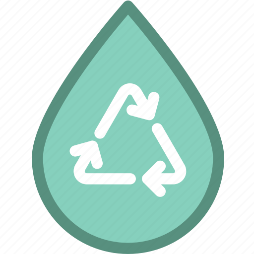 Ecology, environment, green, reuse, sustainable, trash, water recycle icon - Download on Iconfinder