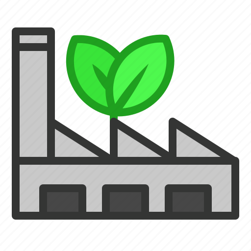 Building, ecology, environment, factory, green icon - Download on Iconfinder