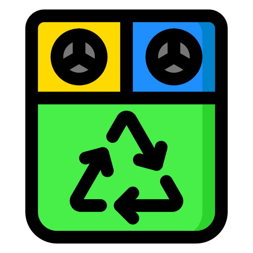 Bin, recycle, recycling, sorting, waste, waste management icon - Free download