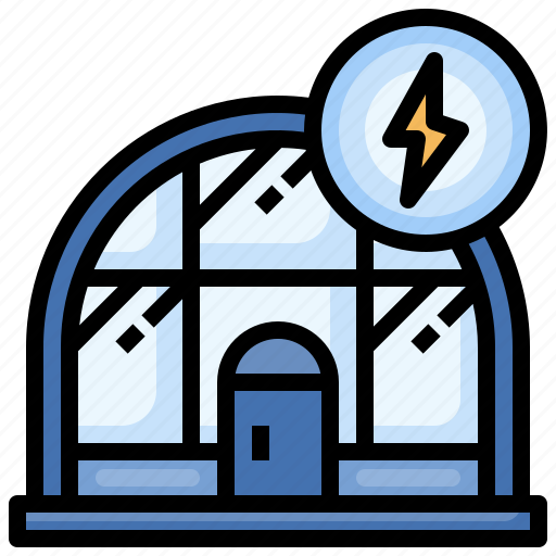 Energy, greenhouse, electronics, power, gardening icon - Download on Iconfinder