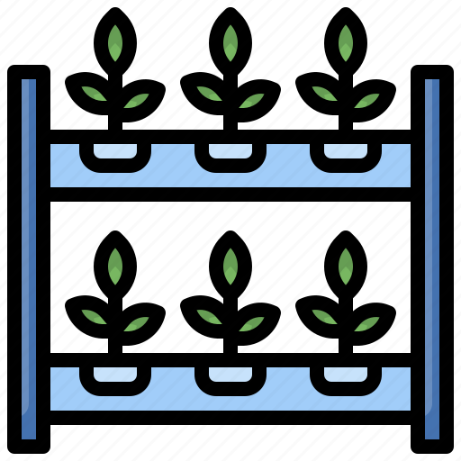 Hydroponic, smart, farm, agriculture, water, plant, organic icon - Download on Iconfinder