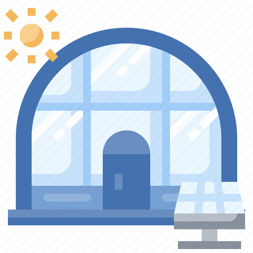 Solar, panel, smart, farm, sun, energy, greenhouse icon - Download on Iconfinder