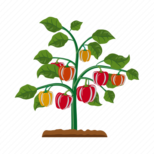 Agriculture, fruit, garden, plant, red, sweet pepper icon - Download on Iconfinder
