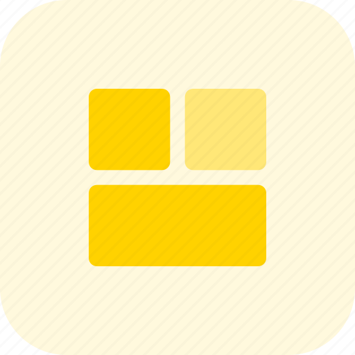 Bottom, row, layout, interface essential icon - Download on Iconfinder