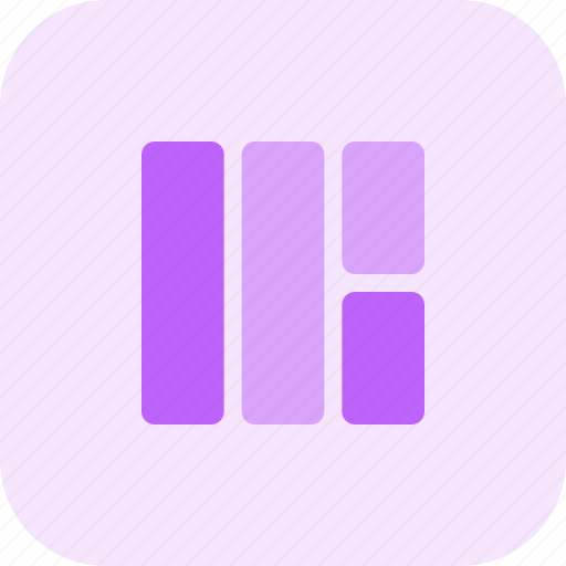 Double, bar, left, grid icon - Download on Iconfinder