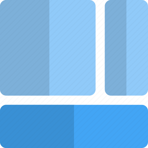 Bottom, bar, grid, layout icon - Download on Iconfinder