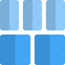 bottom, double, column, grid
