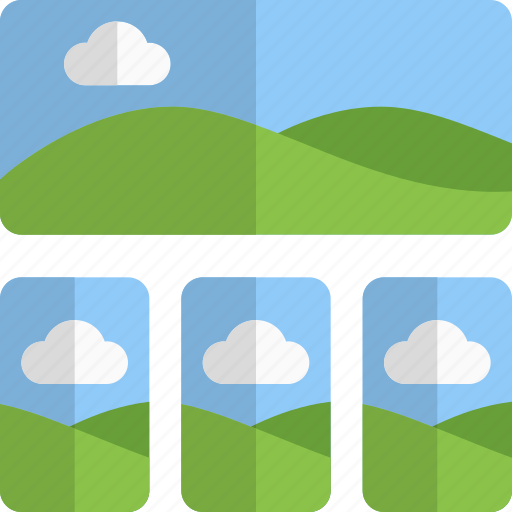 Bottom, triple, column, image, grid icon - Download on Iconfinder