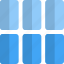three, column, vertical, grid 
