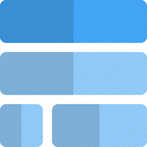 Two, top, sidebar, grid icon - Download on Iconfinder