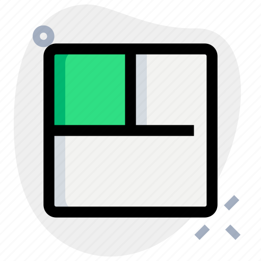 Bottom, sidebar, grid, interface essential icon - Download on Iconfinder