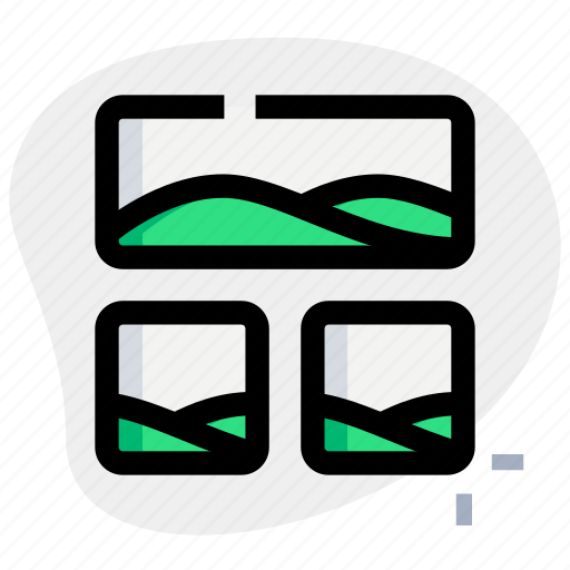 Top, horizontal, image, grid icon - Download on Iconfinder