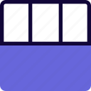 bottom, row, grid, layout