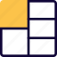 left, double, row, grid, layout 