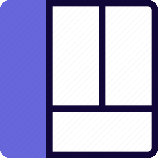 Left, header, grid, page design icon - Download on Iconfinder