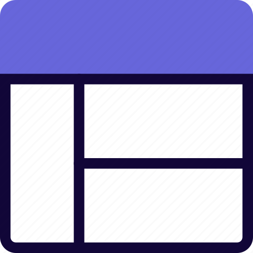 Top, header, grid, page design icon - Download on Iconfinder