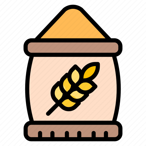 Cereal, food, grain, rice, sack, wheat icon - Download on Iconfinder