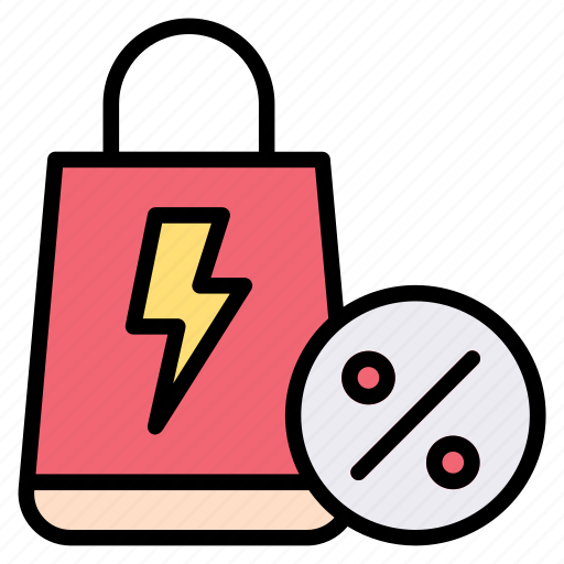 Discount, flash, sale, shopping icon - Download on Iconfinder