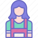 cashier, woman, grocery, supermarket, store