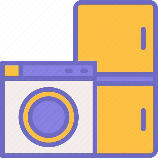 Electric, appliance, washing, freezer, machine icon - Download on Iconfinder