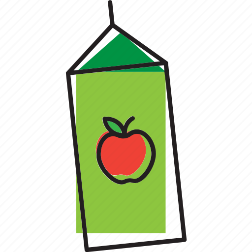 Apple, box, drink, fresh, fruit, juice icon - Download on Iconfinder