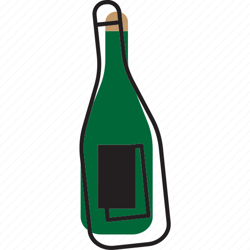 Alcohol, bottle, champagne, wine icon - Download on Iconfinder