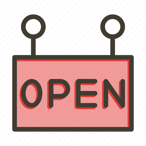 Open, shop, sign, lock, market icon - Download on Iconfinder