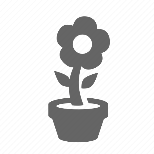 Flower, growth, plant, houseplant, indoor, pot, room icon - Download on Iconfinder