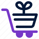shopping, cart, growth, sale