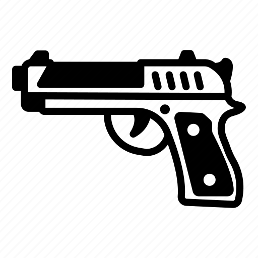 Beretta gun, beretta m9, handgun, shotgun, firearm icon - Download on Iconfinder