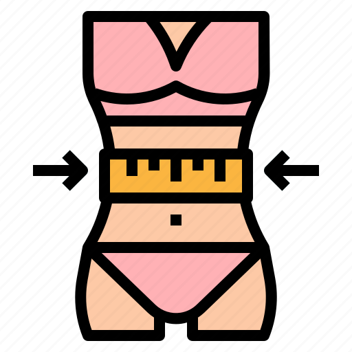 Fit, slim, thin, waist, weight icon - Download on Iconfinder
