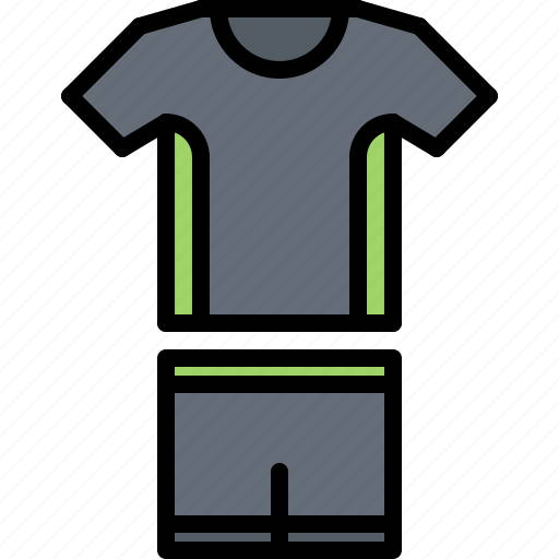 Fitness, gym, shirt, shorts, sport, t, workout icon - Download on Iconfinder