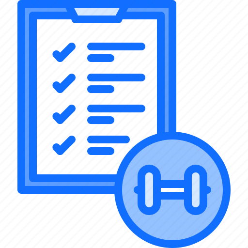 Check, exercise, fitness, gym, sport, tablet, workout icon - Download on Iconfinder