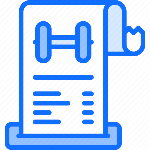 Check, dumbbell, fitness, gym, purchase, sport, workout icon - Download on Iconfinder