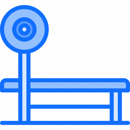 Barbell, bench, fitness, gym, press, sport, workout icon - Download on Iconfinder