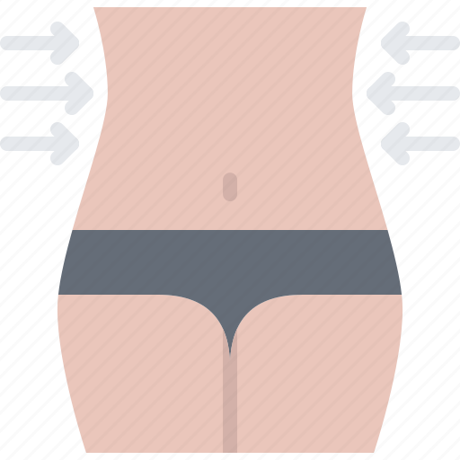 Fitness, gym, slimming, sport, waist, woman, workout icon - Download on Iconfinder