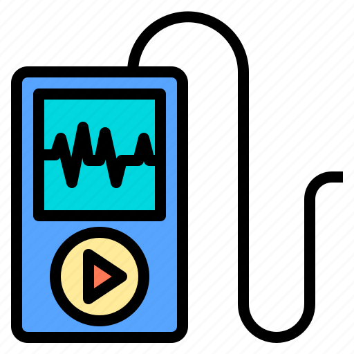 Audio, exercise, gym, gymnasium, music, player, sound icon - Download on Iconfinder