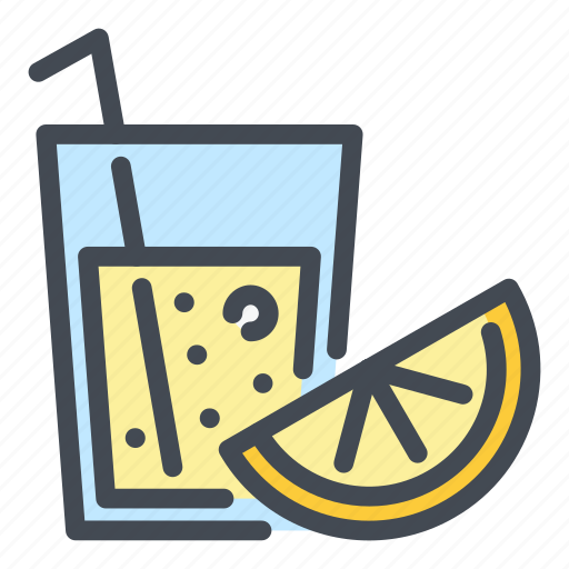 Juice, drink, glass, lemon, orange icon - Download on Iconfinder