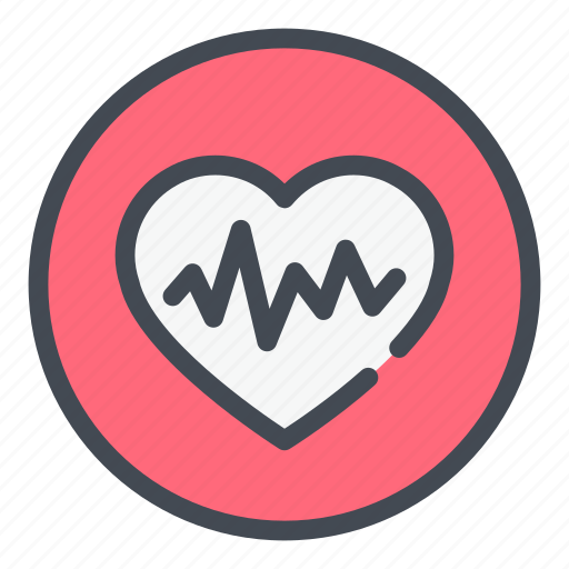 Heart, beat, pulse, cardio, fitness icon - Download on Iconfinder