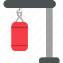 boxing, bag, equipment, exercise, gym, punching