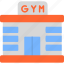 gym, dumbbells, exercise, fitness, workout, icon 