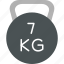 kettlebell, exercise, gym, weight, icon 