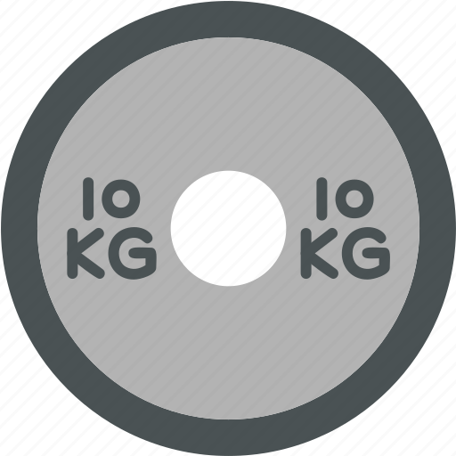 Weight, plates, plate, fitness, lifting, icon icon - Download on Iconfinder
