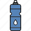 water, bottle, drink, liquid, moisture, icon 