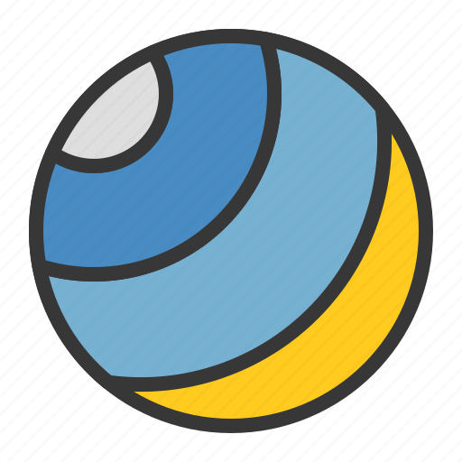 Ball, equipment, gym, gym ball, sport, taining icon - Download on Iconfinder