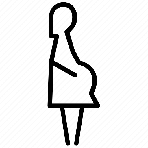Expectant, maternity, pregnancy, pregnant, pregnant lady icon - Download on Iconfinder